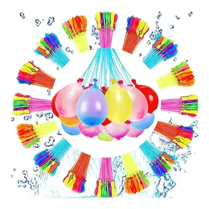 Balon air Biodegradable 111 buah balon air Isi cepat Magic penyegelan diri balon air permainan luar ruangan anak balon air dapat digunakan kembali
