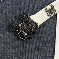 Ceinture punk à boucle en forme d'araignée, style vintage, unisexe, de haute qualité, accessoire tendance, vente en gros