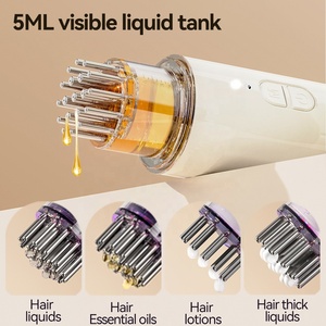 Masajeador de cabeza, ricino para el cabello, aplicador de aceite esencial grueso, masaje del cuero cabelludo, dispensador de suero para el crecimiento del cabello, aplicador automático de aceite para el cabello - Product Image 5