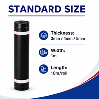 Membrane d'étanchéité en bitume modifié SBS, surface granulée minérale renforcée de polyester, pour sous-sol, bâtiment commercial, toiture