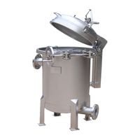 Boîtier de filtre à sac en acier inoxydable SS304, réservoir sous pression certifié CE ISO, qualité alimentaire, filtration de liquides/jus/vin/produits chimiques