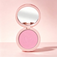 Poudre compacte matifiante et fixante SIIMUNANA avec miroir, 5 couleurs, pour le visage
