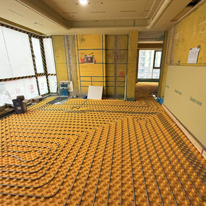 Установка системы водяного теплого пола с использованием грибовидных изоляционных плит для напольного отопления осуществляется быстро. - Product Image 3