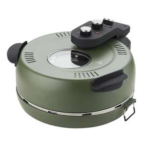1600W antiadhésif 16 pouces <span class=keywords><strong>four</strong></span> à pizza électrique <span class=keywords><strong>pain</strong></span> chaud Pizza Maker thermomètre pour les ménages hôtels extérieur Toast cuire au chaud - Product Image 5