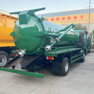 Camion aspirateur d'eaux usées 6 roues 1suzu 4x2 5000 litres Camion d'<span class=keywords><strong>aspiration</strong></span> des eaux usées fécales à vendre - Product Image 4