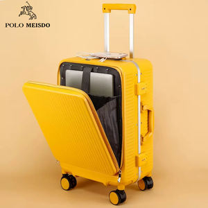 Diseño PC Cabina Trolley Equipaje <span class=keywords><strong>Marco</strong></span> de aluminio Viaje Equipaje de mano Leavesking <span class=keywords><strong>Polo</strong></span> Maleta - Product Image 1