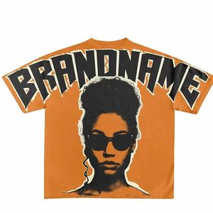 T-shirt pour homme en coton 100% surdimensionné, impression DTG, logo, t-shirt lourd, lavage à l'acide, vintage, personnalisé, vente en gros OEM - Product Image 2