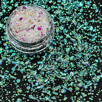 Paillettes irisées tendance 2026 pour la décoration de chaussures, flocons de paillettes à bulles pour la confection de vêtements et le design textile