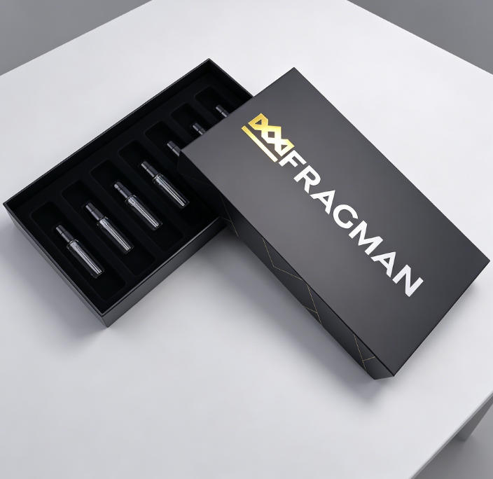 Custom Printed Lid And Base 2ml Small Sample Perfume Tester Gift Packaging Box For Perfume Samples