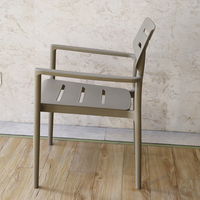 Fauteuil d'extérieur en plastique pour jardin, patio, balcon, café, cour, pelouse, restaurant, bistrot – Chaises multicolores en gros