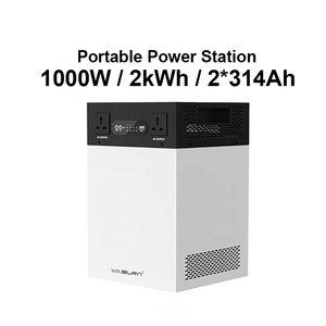 Nouvelle station d'alimentation portable au lithium tout-en-un 2000Wh avec batterie LiFePO4 314Ah 1000W 2kWh pour stockage d'énergie de secours - Product Image 2