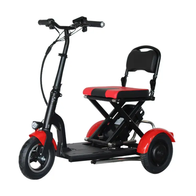 3 Wheel Foldable Cheap Mobility Adult Kick Moped E Scooter Electric Tricycles Handicapped Scooters For Sale