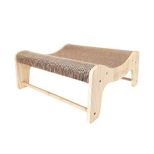 <span class=keywords><strong>Cat</strong></span> Scratch <span class=keywords><strong>Lounge</strong></span> Houten Krassen Meubels Kat Scratchers Met Kattenkruid - Product Image 6