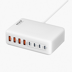 Cargador GaN Multi-Puerto de 200W Estándar del Reino Unido, Compatible con Apple iPhone 16 y Cargadores Samsung, Certificado UKCA - Product Image 3