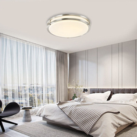 Plafonnier LED double anneau 15W à encastrer avec driver intégré, vente directe usine Shenzhen, cinq étoiles