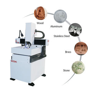 Hoogprecisie <span class=keywords><strong>3</strong></span>-assige desktop gietijzeren houten CNC 4040 6040 6060 6090 kleine CNC-router metaalvorm CNC-machine prijs - Product Image 6