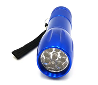 9-LED-Taschenlampe Hersteller OEM Tiger World Trockenbatterie Taschen-Maglite-Taschenlampe