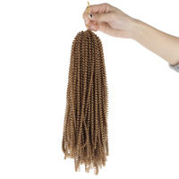 Orientfashion 10 pouces, extensions de cheveux synthétiques pré-étirées, Afro Ez Twist Braid, Kinky Twist, tresses au crochet, Butterfly Locks, Passion Twist