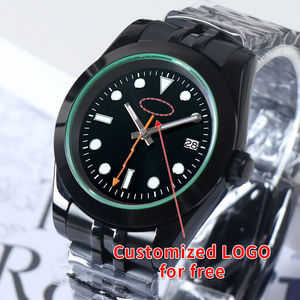 Reloj MINUTETIME DIY con Logotipo Personalizado NH35, Reloj de Lujo con Manecillas Lightning, Movimiento Automático NH35Dial, Resistente al Agua, Acero, 36mm/39mm - Product Image 5