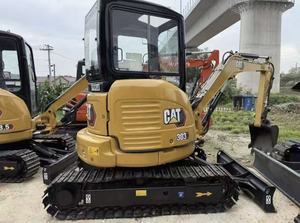 Mini-excavatrice Caterpillar 303 CR d'occasion, excavatrice compacte de 3 tonnes avec chenilles en caoutchouc - Product Image 2