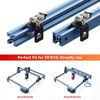 Accessoire de fin de course standard SCULPFUN S9 10 avec fonction de positionnement à l'ouverture pour machine de gravure et découpe laser