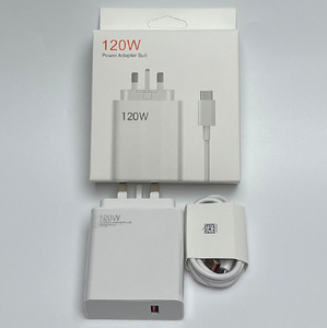 Wholesale 120W UK Standard Fast Charger Kit USB Interface Quick <b>Charging</b> Adapter for Xiaomi huawei <b>Samsung</b> oppo vivo - Product Image 6