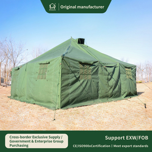 Tenda da Campo Invernale in Tela Impermeabile per 10 Persone, Resistente, per Esterni - Product Image 1