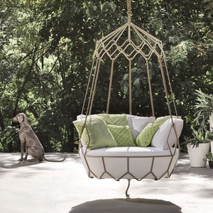 Chaise à bascule suspendue, en métal, design moderne, idéale pour le loisir, l'hôtel, 4x5 étoiles - Product Image 1