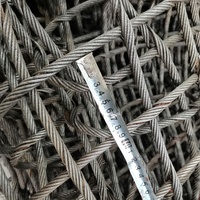 Filet de levage en câble d'acier galvanisé robuste, capacité 10 tonnes, pour grue, construction et usage maritime