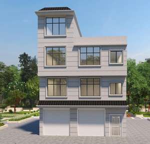 Moderne Luxus-Leichtstahlkonstruktion Langlebiges Haus Vorgefertigte <span class=keywords><strong>Villa</strong></span> mit Schweiß-, Schneid- und Biegedienstleistungen nach GB-Standard - Product Image 6