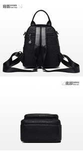 Women <b>Backpack</b> Fashion Design High Quality <b>Leather</b> Female School Bag Multifunction <b>Large</b> Capacity Travel <b>Backpacks</b> - Product Image 5