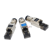 Konektor RJ45 Tanpa Alat untuk Terminal Lapangan Cat6A Cat 7 Cat8