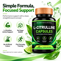 Emballage personnalisé de capsules de L-citrulline, support complet pour marque privée, performance et récupération, usine certifiée GMP