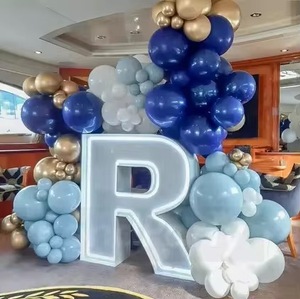 Luz de neón LED RGB, marquesina grande de 3 pies, letras de Metal, decoraciones para fiesta de cumpleaños de boda al aire libre, características de luz, señales electrónicas - Product Image 5