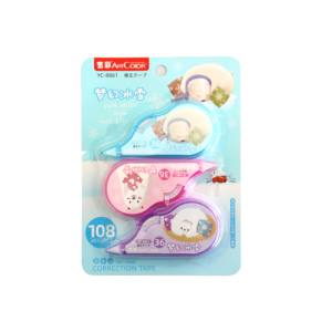 Nastro Correttore ARTCOLOR Premium Grande Capacità 3x2M, Design Creativo Personalizzabile, Viola e Rosa, per Correzioni Scolastiche - Product Image 6