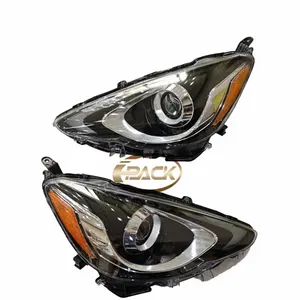 Phare de pièces d'auto haute extrêmement luminosité pour Toyota Prius C 2015 2016 2017 2018 Aqua jaune LED phare phare