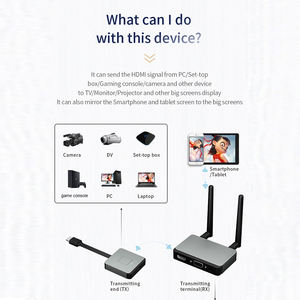 Transmisor y Receptor <span class=keywords><strong>FM</strong></span> Topleo, Adaptador de Audio Inalámbrico Portátil con Video XLR, Transmisor y Receptor HD - Product Image 3