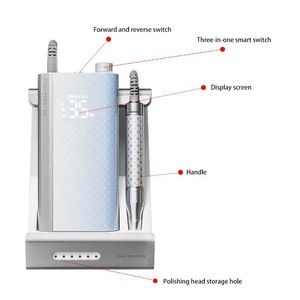 Nouveau design assez pièce à la main ensemble <span class=keywords><strong>de</strong></span> <span class=keywords><strong>manucure</strong></span> sans brosse Machine <span class=keywords><strong>de</strong></span> fabrication d'ongles fourniture <span class=keywords><strong>de</strong></span> salon <span class=keywords><strong>de</strong></span> <span class=keywords><strong>manucure</strong></span> outil <span class=keywords><strong>de</strong></span> forage rechargeable professionnel - Product Image 3
