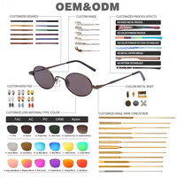 Lunettes de soleil unisexes carrées classiques rétro Sitier OEM&ODM sans monture UV400, montures colorées tendance