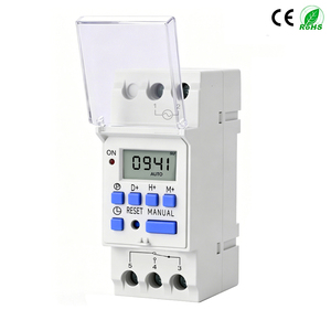 Minuteur numérique programmable hebdomadaire 7 jours 1NO 1NC sur rail DIN monophasé AC/DC 12V 24V 48V 110V AC220/230V - Product Image 2
