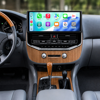Layar Android Carplay 16 Inci, Radio Mobil, Navigasi GPS untuk Toyota Land Cruiser LC100 Lexus LX470 Update LC300, Pemutar Multimedia