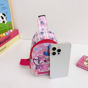 Sacs à bandoulière pour enfants, nouveaux modèles, dessin animé mignon, cousu, durable, pour le shopping, les voyages, anti-perte, personnalisés - Product Image 4