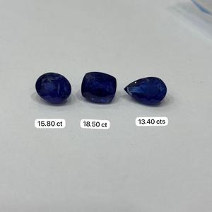 พลอยสีฟ้าจากพลอยสีฟ้าจากธรรมชาติคุณภาพเยี่ยมตัดลายซานตามาเรียมารีน - Product Image 1