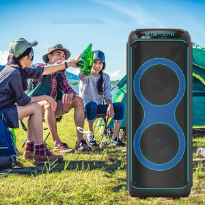 12 pouces haut-parleur de fête basses fortes grand effet sonore micro sans fil fête de famille magasin d'affaires utilisant une bonne qualité chariot stéréo - Product Image 5