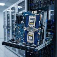 MZ72-HB2 Dual Socket SP3 DDR4 E-ATX TDP hingga 280W LGA4094 Motherboard Server untuk Prosesor Dual AMD Epyc Seri 7002/7003