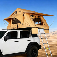 Carpa de Techo Plegable de Alta Calidad para Campistas 4X4, Tipo Extendido, Carpa de Techo Suave para Acampar
