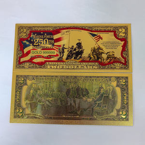 Billet de banque commémoratif en <span class=keywords><strong>or</strong></span> de haute qualité, imperméable, pour le 250e anniversaire des États-Unis, édition 2026, idéal comme cadeau souvenir - Product Image 2