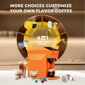 Machine à <span class=keywords><strong>café</strong></span> expresso automatique, pompe 19 bars, chauffage rapide NTC, 4 en 1, capsules, réservoir de 800 ml - Product Image 2