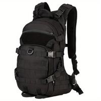 Sac à dos tactique MOLLE 25L avec poche pour poche à eau, sac de randonnée décontracté pour homme, sac créatif pour l'extérieur