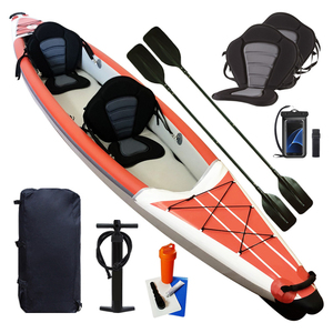 PF Kayak Inflatable Rowing Boats 10ft 2 People Drop Stitch Canoe <b>Surfing</b> Boat for Sale KAYAK BOAT Inflatable Rowing Boat PF Kaya - Product Image 1